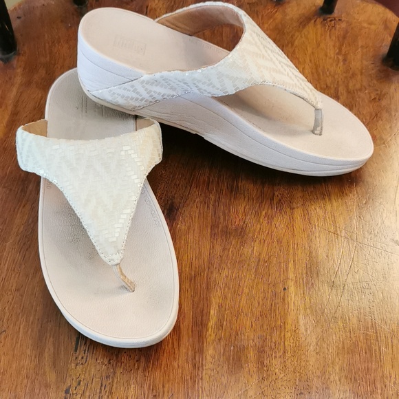 FIT FLOP Blush coloured size 6 sandal - Picture 2 of 5